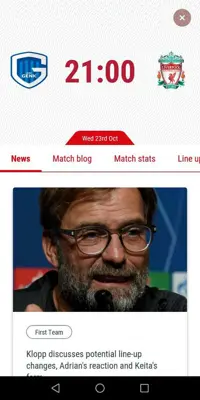 The Official Liverpool FC App android App screenshot 2